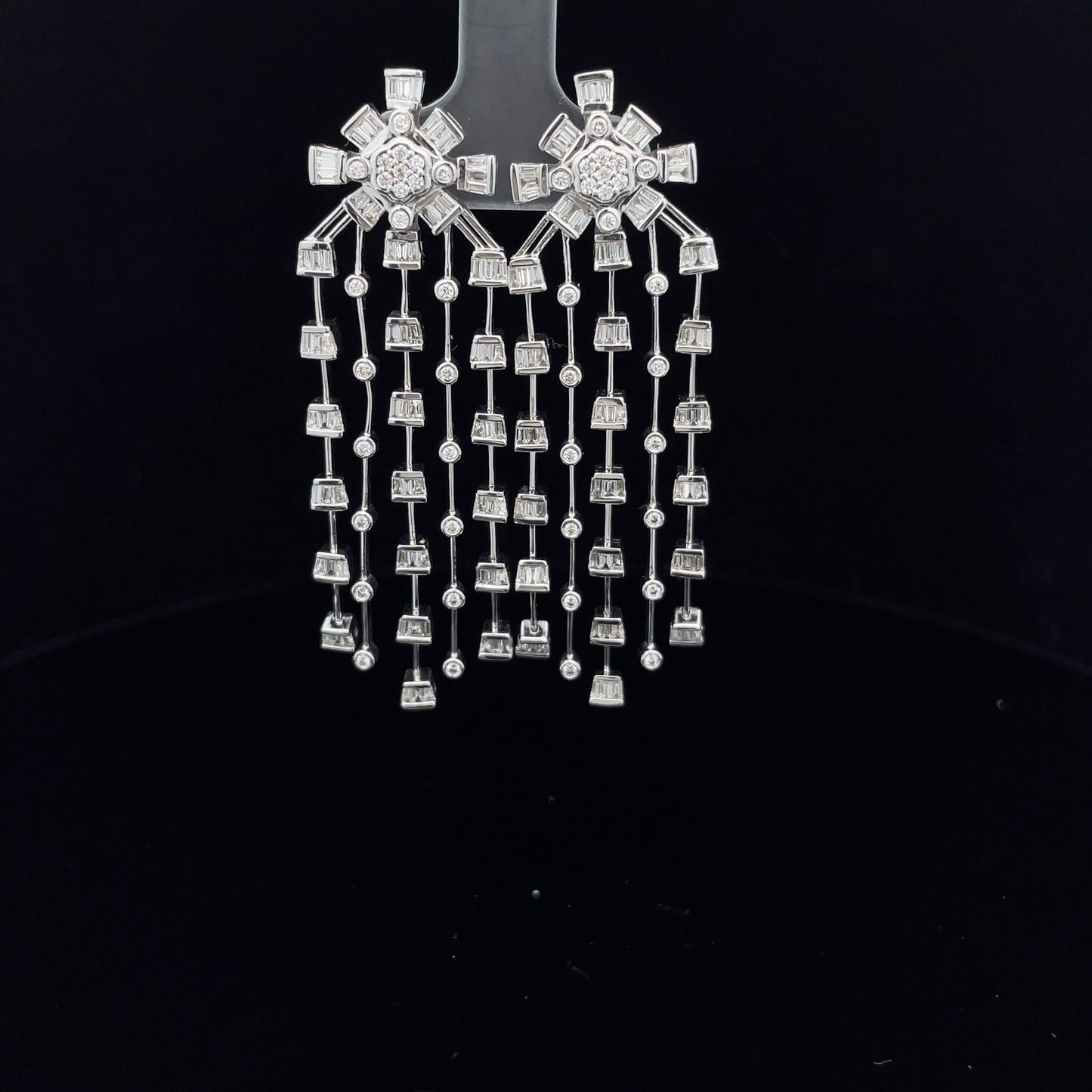 Snowflake Chandelier Earrings