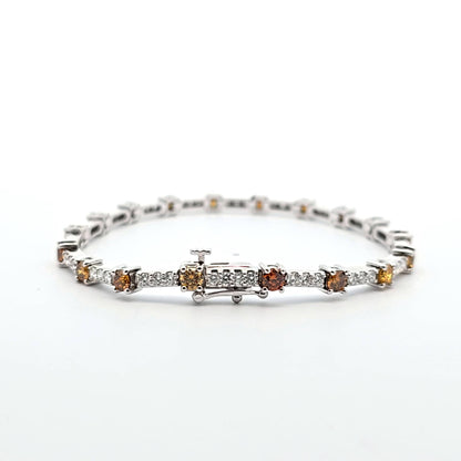 Rainbow Diamond Bracelet 18K