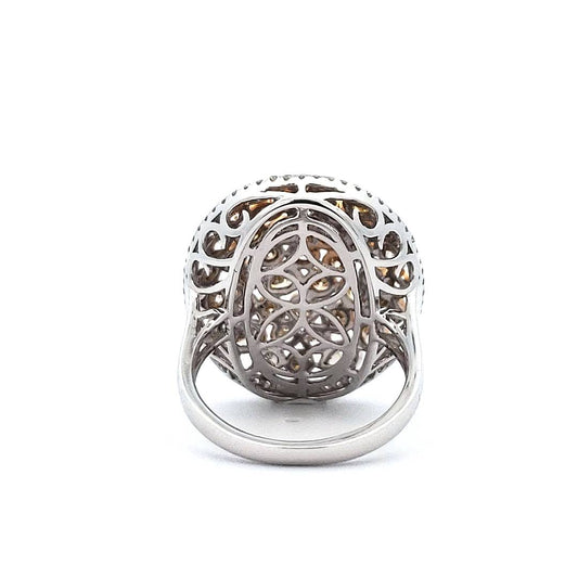 Bubble Dome Honeycomb Ring