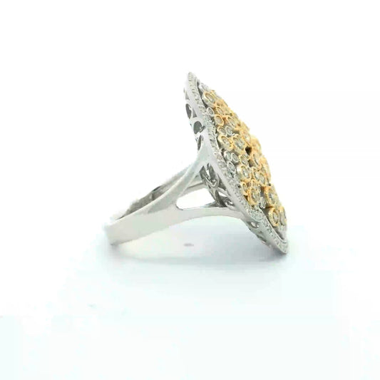 Honeycomb Clover Ring